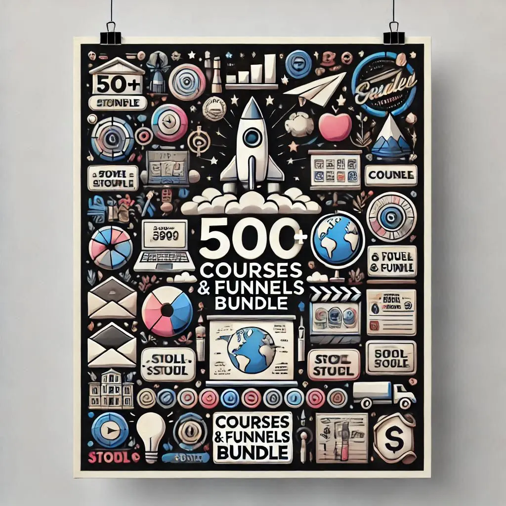 500+ COURSES & FUNNELS