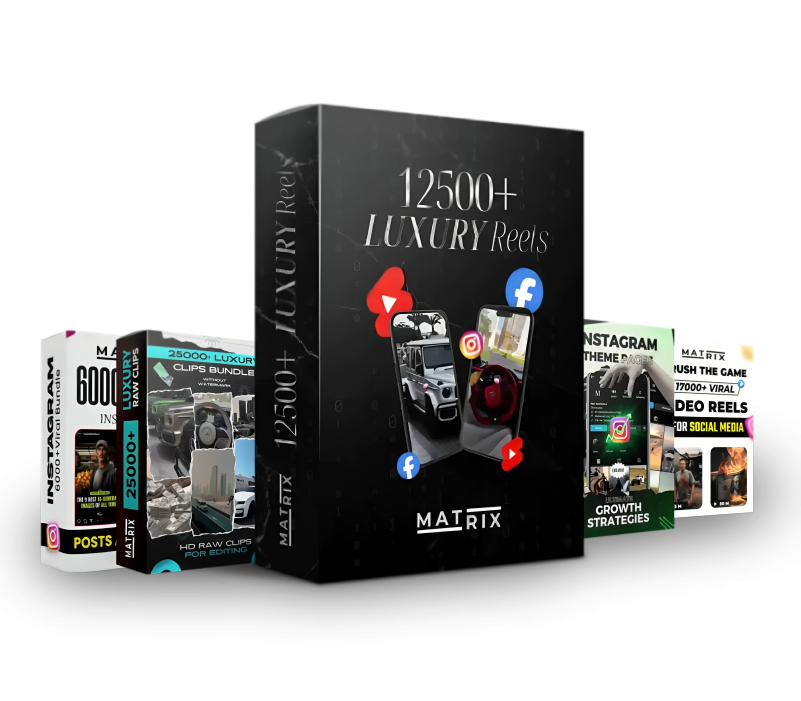 FACELESS SOCIAL MEDIA & LUXURY REELS BUNDLE